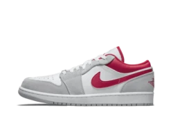 Air Jordan 1 Low SE Light Smoke Grey Gym Red