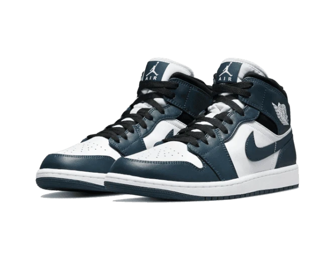 Air Jordan 1 Mid Dark Teal 4 Air Jordan 1 Mid Dark Teal - Afbeelding 2