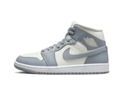 Air Jordan 1 Mid Grey Sail