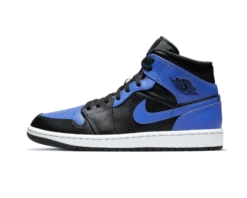 Air Jordan 1 Mid Hyper Royal Tumbled Leather