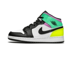 Air Jordan 1 Mid Pastel Black Toe