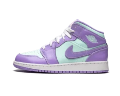 Air Jordan 1 Mid Purple Aqua