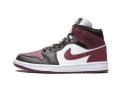 Air Jordan 1 Mid SE Black Dark Beetroot