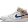 Air Jordan 1 Mid Tan Suede Navy -Nike-winkel air jordan 1 mid tan suede navy
