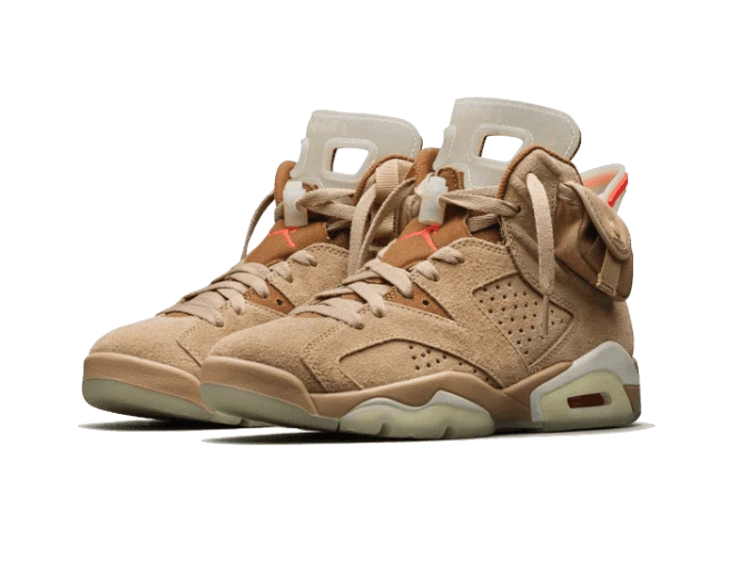 Air Jordan 6 Retro Travis Scott British Khaki 4 Air Jordan 6 Retro Travis Scott British Khaki - Afbeelding 2