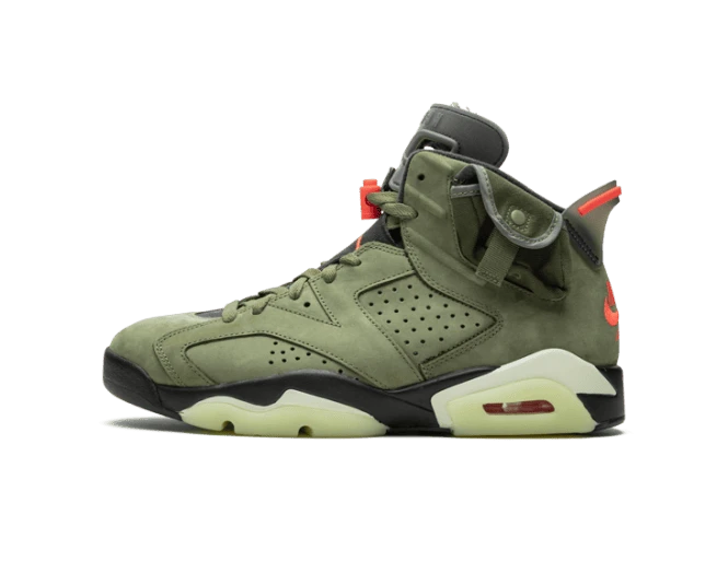 Air Jordan 6 Travis Scott Medium Olive 3 Air Jordan 6 Travis Scott Medium Olive