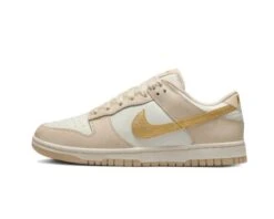 Nike Dunk Low Phantom Metallic Gold Swoosh