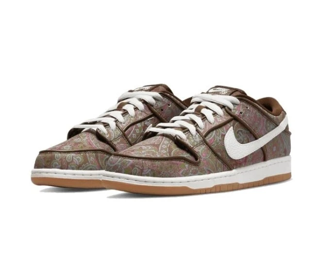 Nike SB Dunk Low Paisley Brown 4 Nike SB Dunk Low Paisley Brown - Afbeelding 2